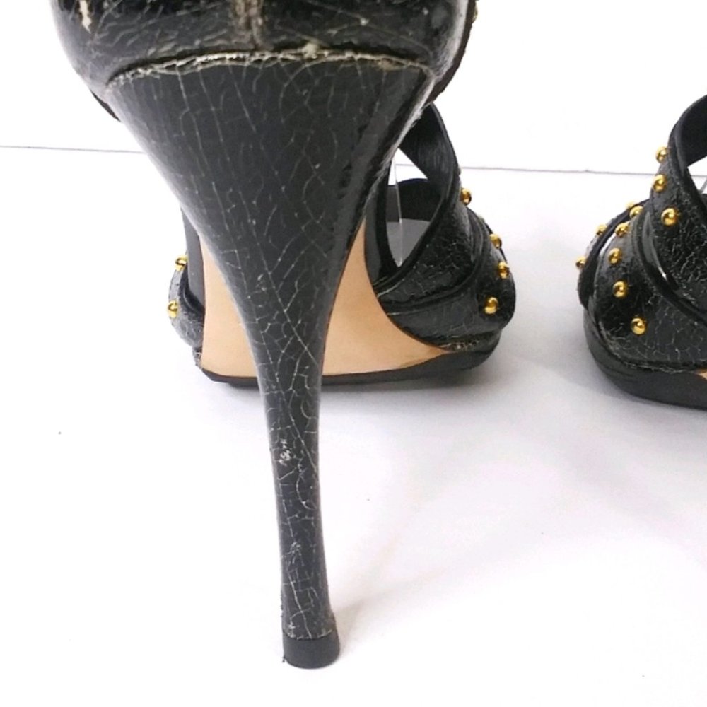 Miu Miu Black Studded Heels - Picture 11 of 16